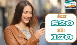 Đăng ký gói S20 Viettel nhận 1.000SMS/tháng