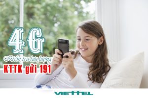 Cách kiểm tra lưu lượng các gói 4G mạng Viettel nhanh nhất