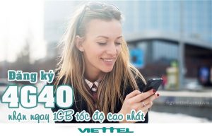 Hướng dẫn đăng ký gói 4G40, tận hưởng ưu đãi 1GB chỉ 40,000đ