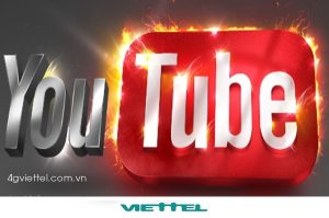 Đăng ký các gói 4G Youtube mạng Viettel