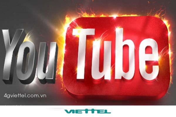 Đăng ký các gói 4G Youtube mạng Viettel