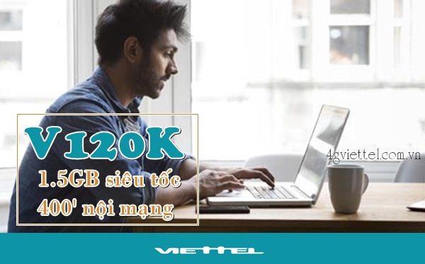 Đăng ký gói V120K mạng Viettel