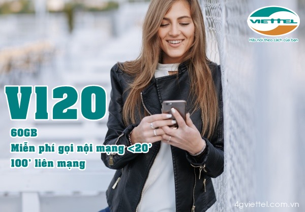 Hướng dẫn đăng ký gói V120 mạng Viettel nhận ưu đãi khủng