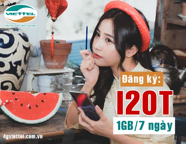 Đăng ký gói I20T Viettel 20K có ngay 1GB lướt web 7 ngày