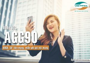 Đăng ký gói AGG90 mạng Viettel nhận ngay 60GB và phút thoại chỉ tốn 90K