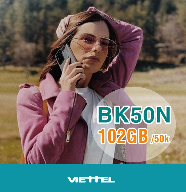 Hướng dẫn đăng ký gói BKN50 mạng Viettel miễn phí gọi thoại và lướt web