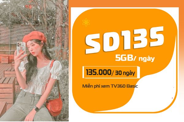 Hướng dẫn đăng ký gói SD135 Viettel có 5GB/ Ngày giá siêu rẻ
