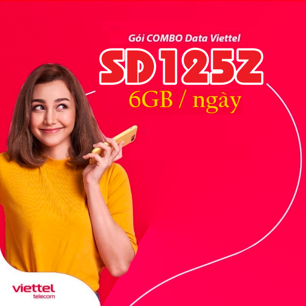 Hướng dẫn đăng ký gói D125Z Viettel nhận 6GB/ ngày siêu ưu đãi