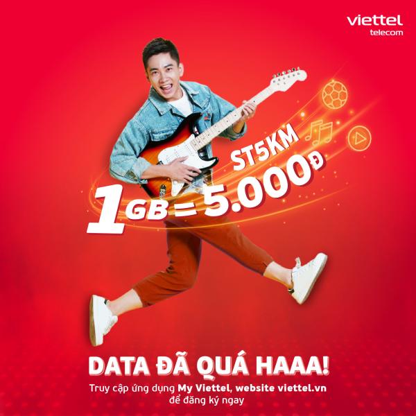 Hướng dẫn đăng ký gói ST5KM Viettel có ngay 1GB/ ngày chỉ 5000đ siêu tiết kiệm 